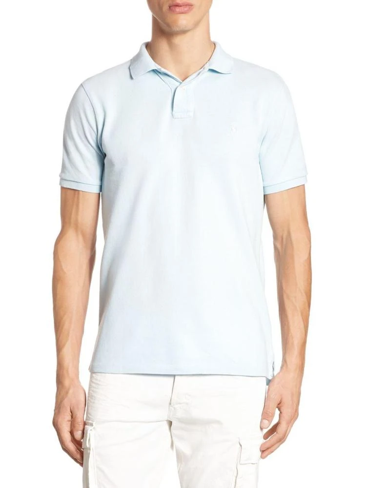 商品Ralph Lauren|Solid Slim-Fit Weathered Mesh Polo,价格¥239,第1张图片