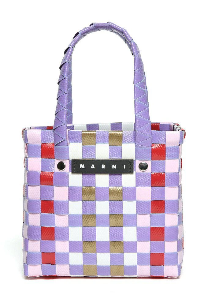 商品Marni|Marni Kids Logo-Patch Woven Tote Bag,价格¥602,第1张图片