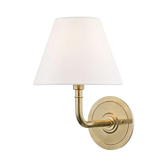 商品Hudson Valley|Lighting Signature No.1 by Mark D. Sikes - 1 Light Wall Sconce,价格¥2728,第1张图片