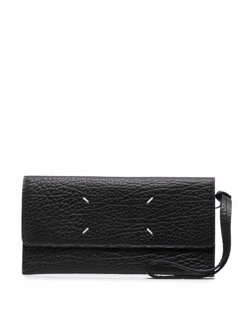 商品MAISON MARGIELA|Maison margiela women's black leather wallet,价格¥3187,第1张图片