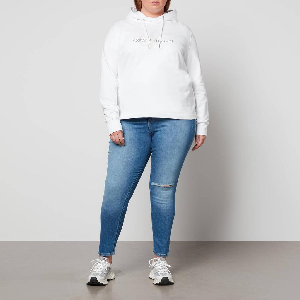 Calvin Klein Jeans Plus Logo Detail Cotton-Jersey Hoodie商品第3张图片规格展示