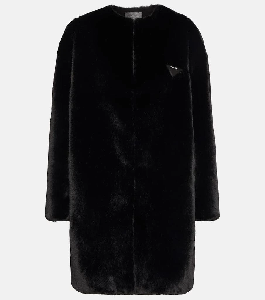 商品Prada|Faux fur coat,价格¥27876,第1张图片