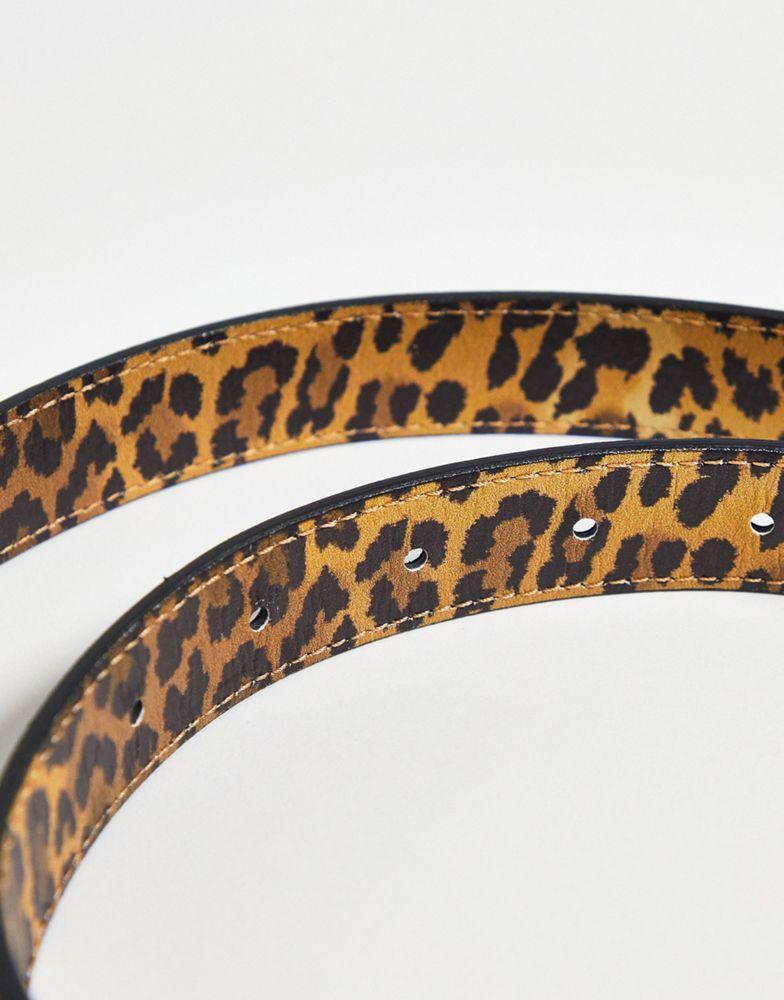 Levi's reversible belt in leopard print商品第4张图片规格展示