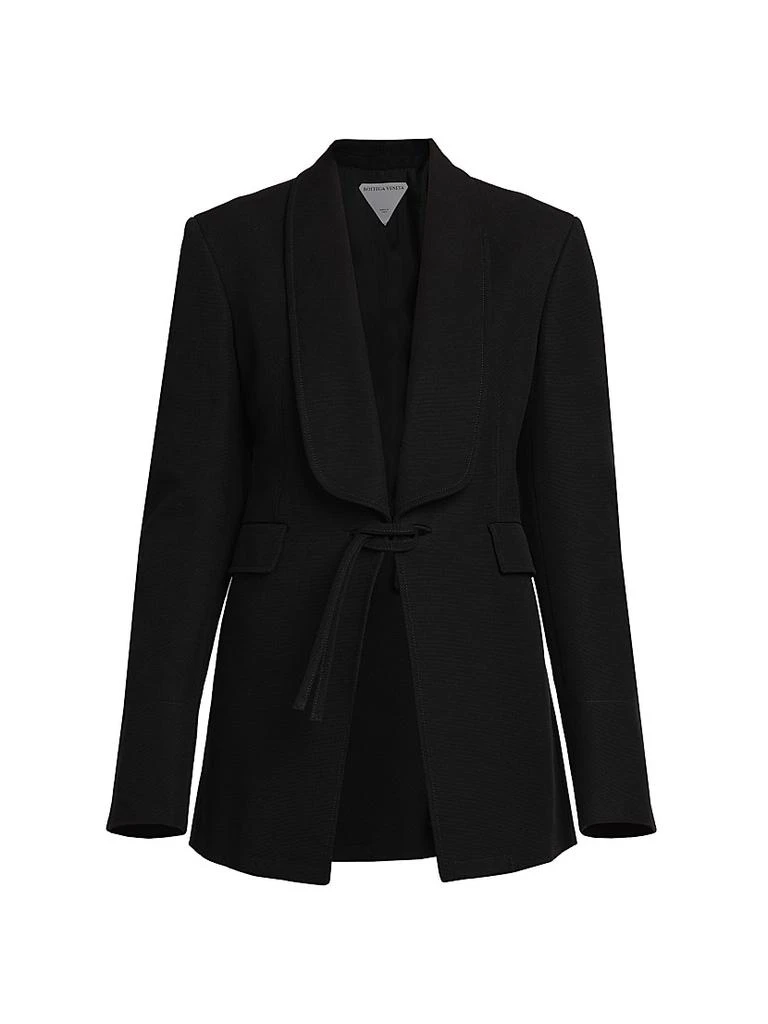 商品Bottega Veneta|Woven Tie-Front Jacket,价格¥23149,第1张图片