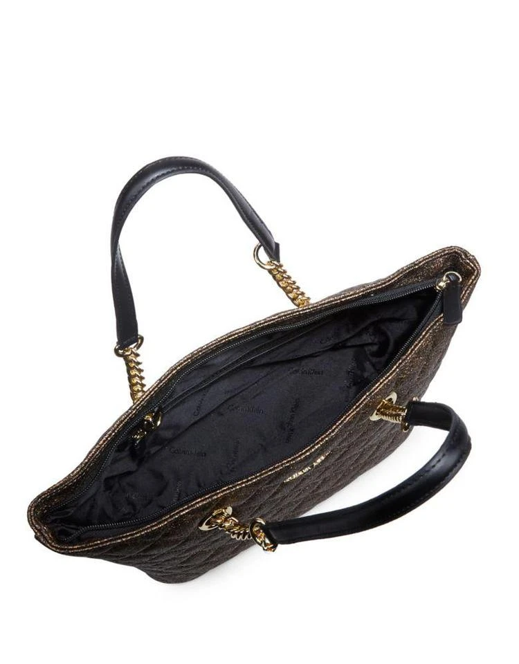 商品Calvin Klein|Quilted faux leather tote,价格¥415,第3张图片详细描述