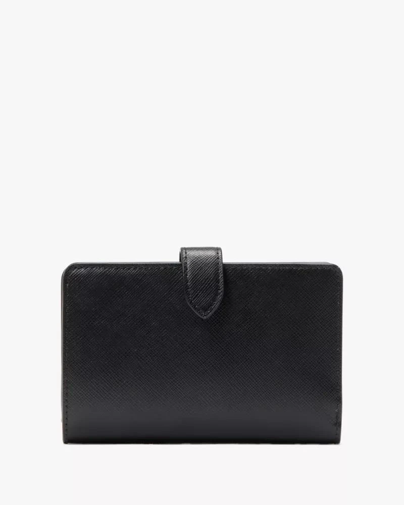 商品Kate Spade|Madison Floral Applique Medium Bifold Wallet,价格¥476,第3张图片详细描述