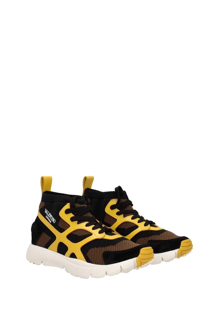 商品Valentino|Sneakers Fabric Black Yellow,价格¥1875,第2张图片详细描述
