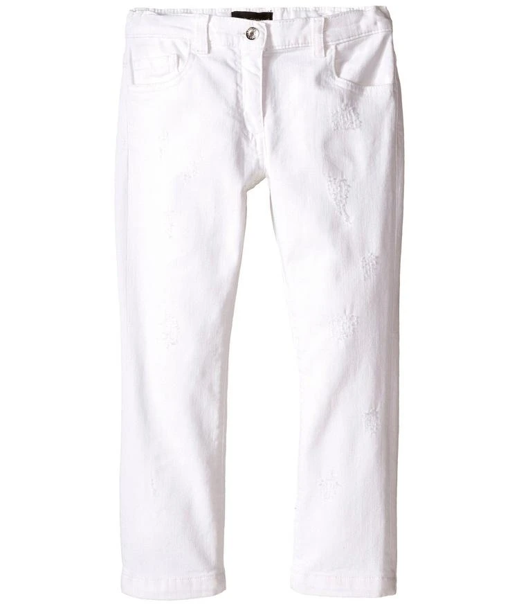 商品Dolce & Gabbana|幼儿/小童Dolce & Gabbana Kids Denim Pants in White/Denim (Toddler/Little Kids),价格¥1284,第1张图片