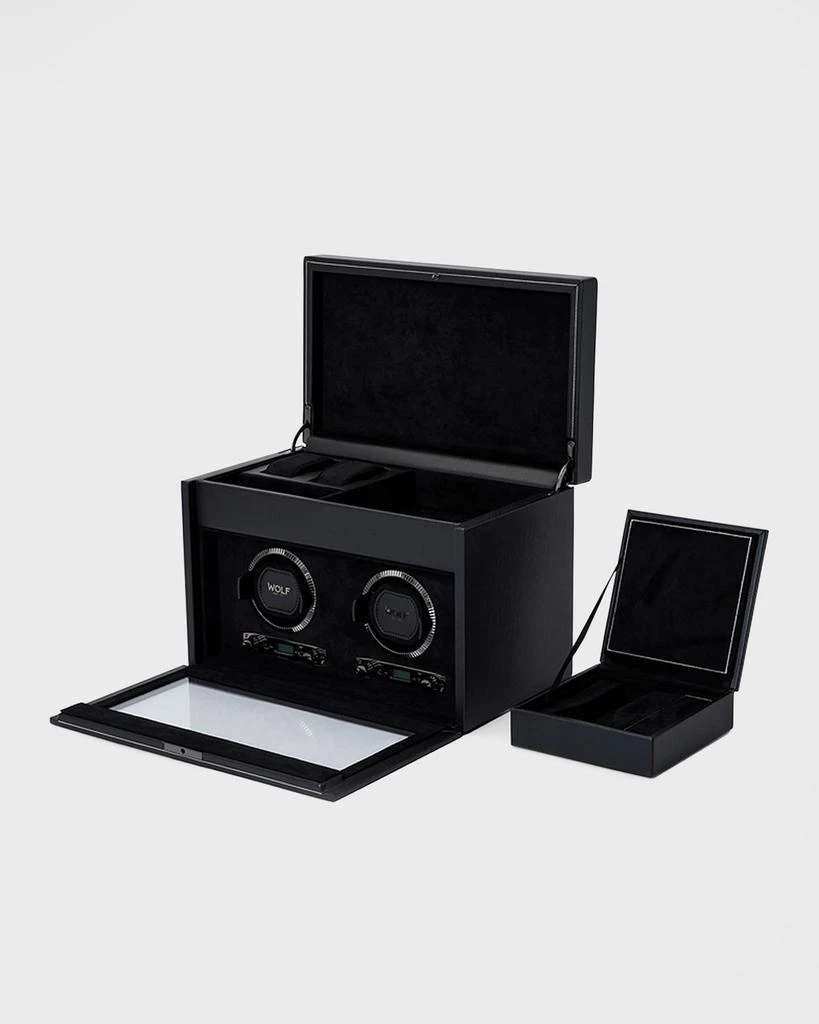 商品Wolf|British Racing Double Watch Winder with Storage,价格¥11486,第5张图片详细描述