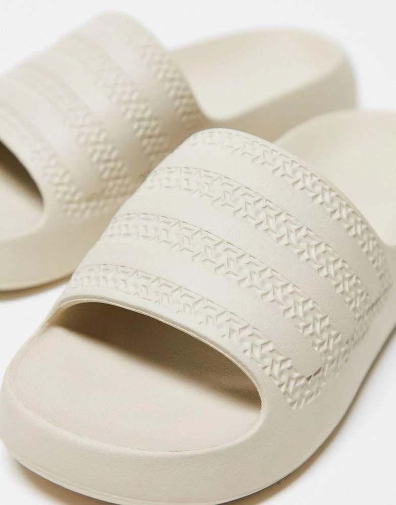 商品Adidas|adidas Originals Ayoon sliders in off white,价格¥371,第4张图片详细描述