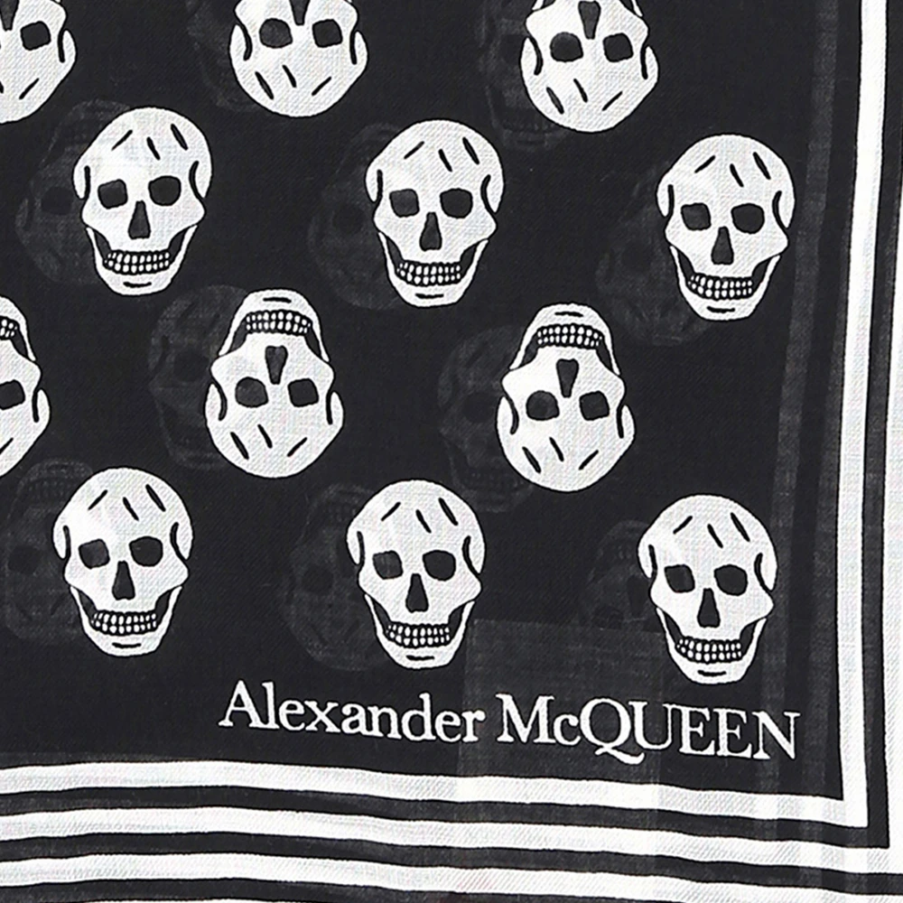 ALEXANDER MCQUEEN 拼色女士围巾 590934-3418Q-1078 商品