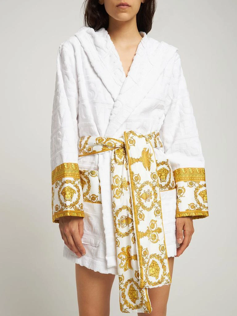 商品Versace|Short Cotton Bathrobe,价格¥4223,第2张图片详细描述