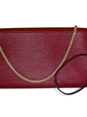 商品[二手商品] Louis Vuitton|Louis Vuitton Handbag Epi 24 Pochette Accessories Red Leather Crossbody Bag Preowned,价格¥8423,第1张图片