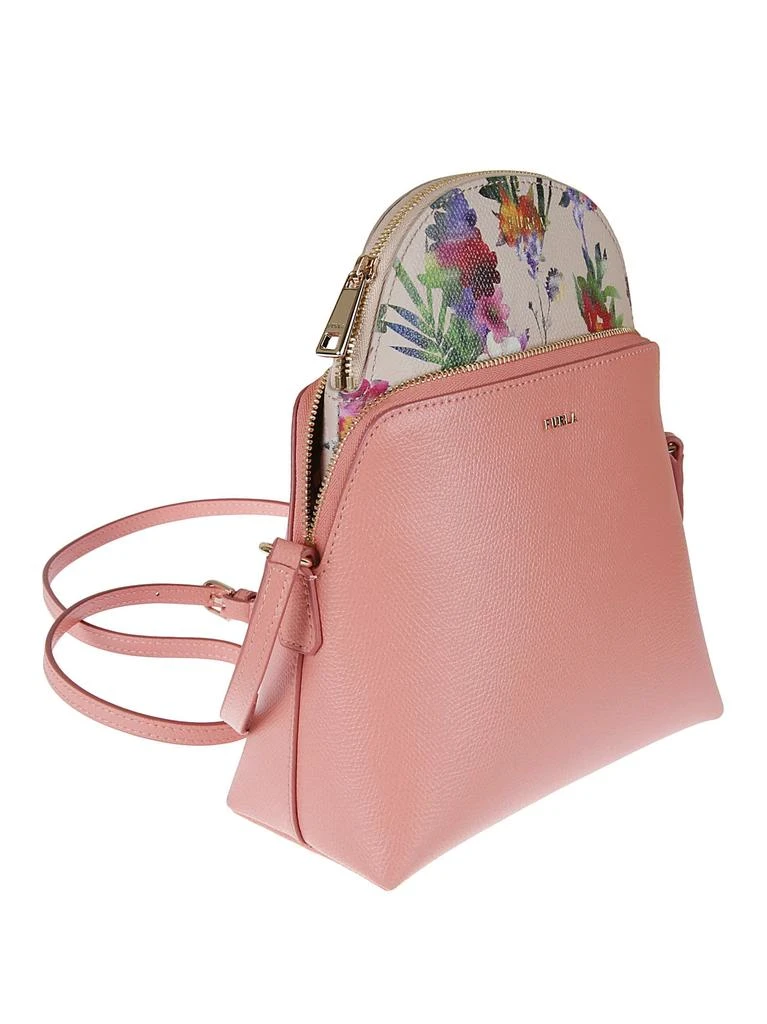 商品Furla|Furla Floral Pouch Detail Shoulder Bag,价格¥883,第3张图片详细描述