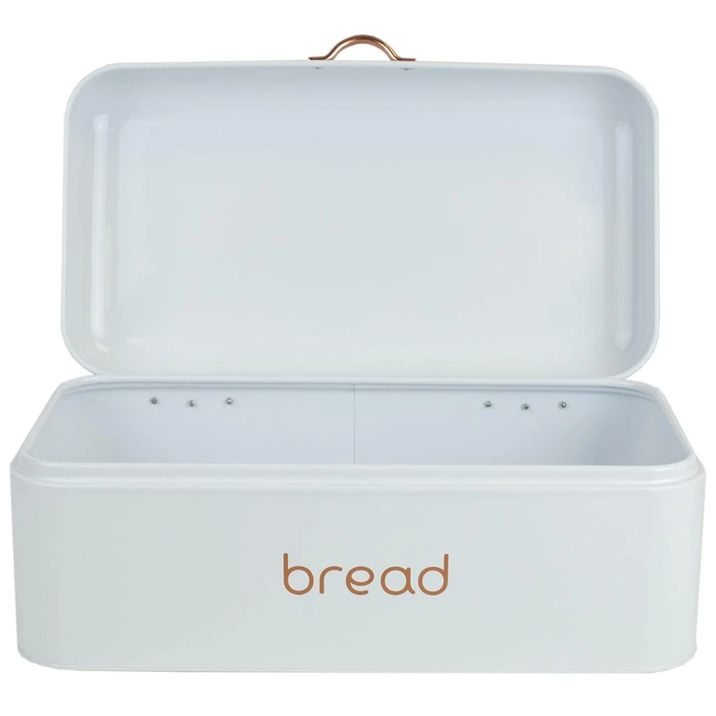 商品Home Basics|Home Basics Grove Bread Box, White,价格¥210,第4张图片详细描述