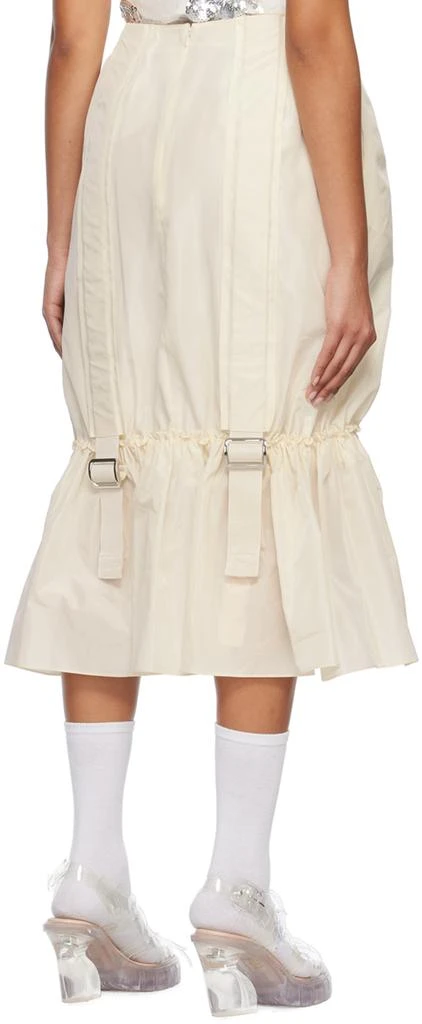 商品Simone Rocha|Off-White Adjustable Midi Skirt,价格¥2619,第3张图片详细描述