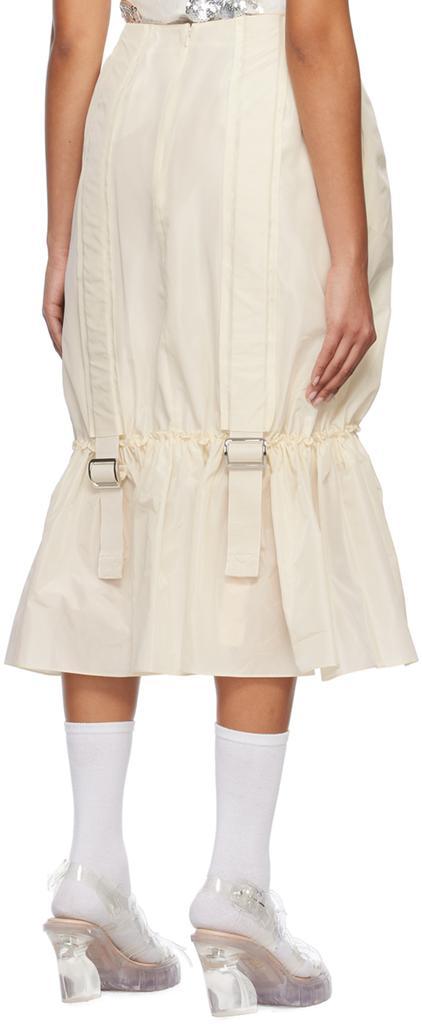 商品Simone Rocha|Off-White Adjustable Midi Skirt,价格¥4977,第5张图片详细描述