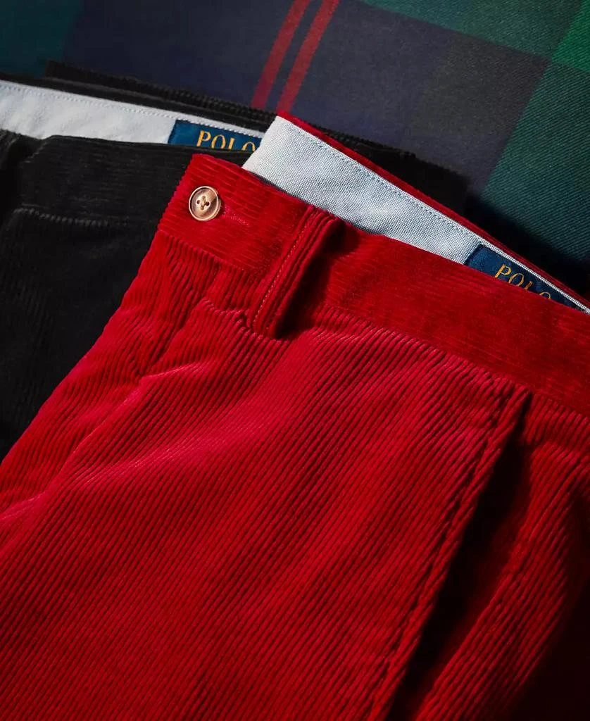 商品Ralph Lauren|Men's Stretch Straight Fit Corduroy Pants,价格¥948,第5张图片详细描述