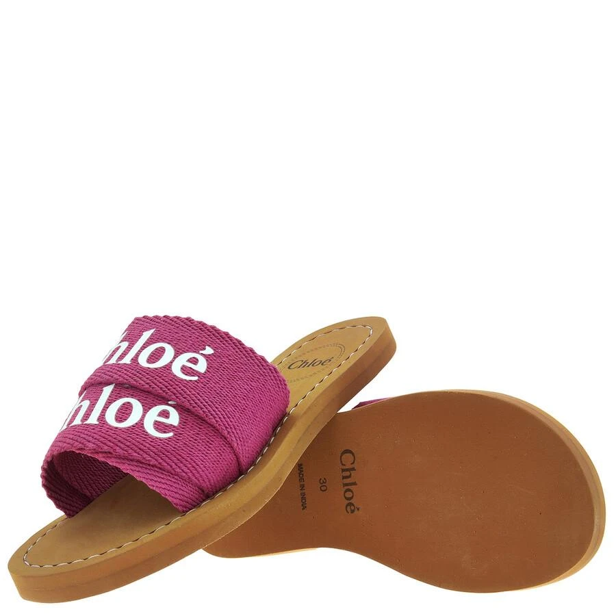 商品Chloé|Kids Logo-Strap Slip-On Sandals,价格¥953,第2张图片详细描述