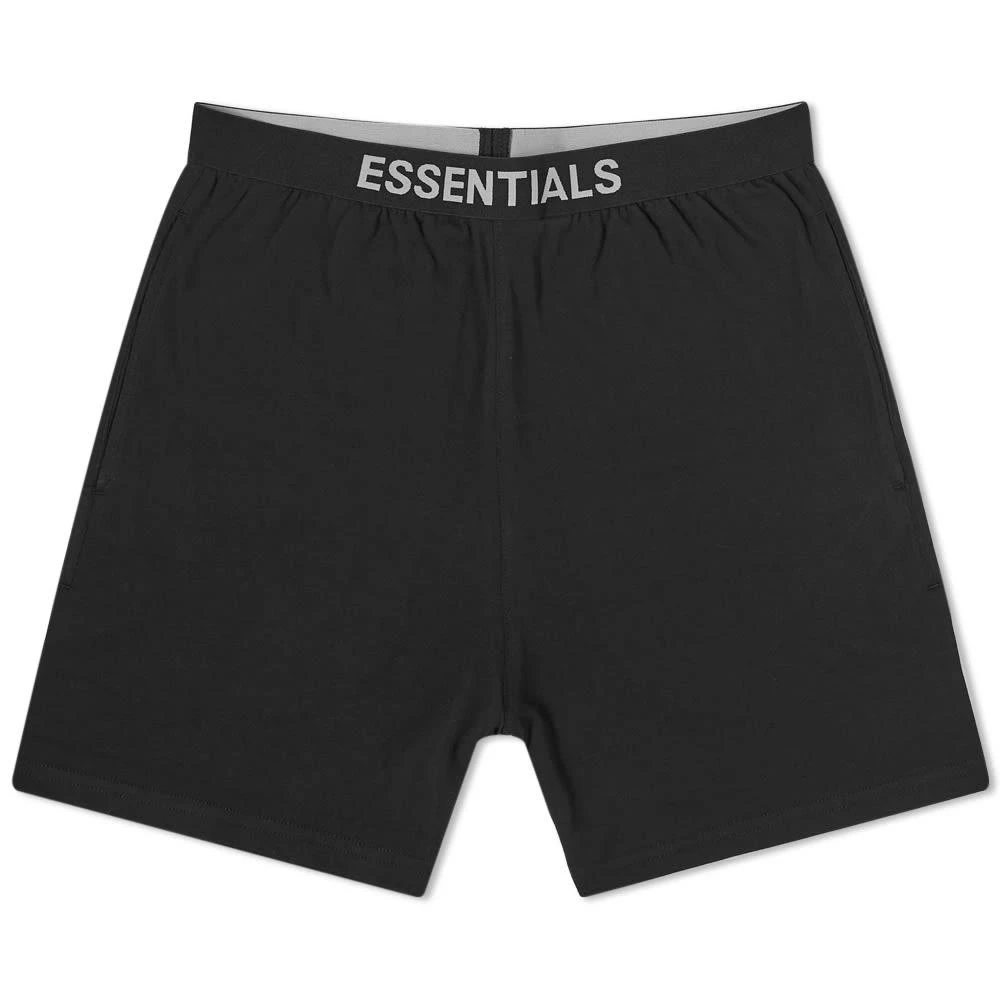 商品Essentials|Fear of God ESSENTIALS Lounge Short - Black,价格¥627,第1张图片