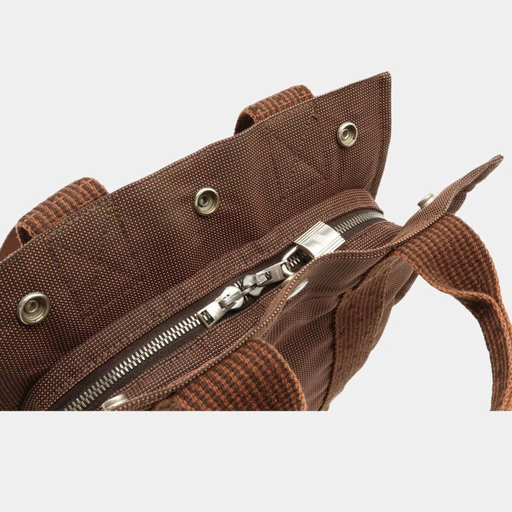 商品[二手商品] Hermes|Hermes Yale Line Sac Ad PM Rucksack Backpack Shoulder Bag Canvas Brown,价格¥5382,第4张图片详细描述