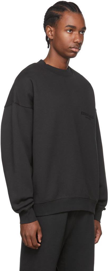 商品Essentials|Black Crewneck Sweatshirt,价格¥594,第4张图片详细描述