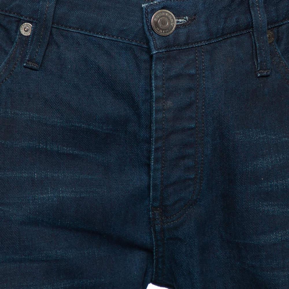 商品[二手商品] Burberry|Burberry Brit Blue Denim Steadman Slim Fit Jeans XL,价格¥820,第6张图片详细描述