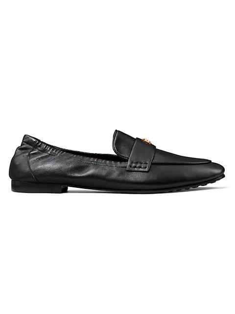 商品Tory Burch|Logo Leather Ballet Loafers,价格¥2190,第1张图片