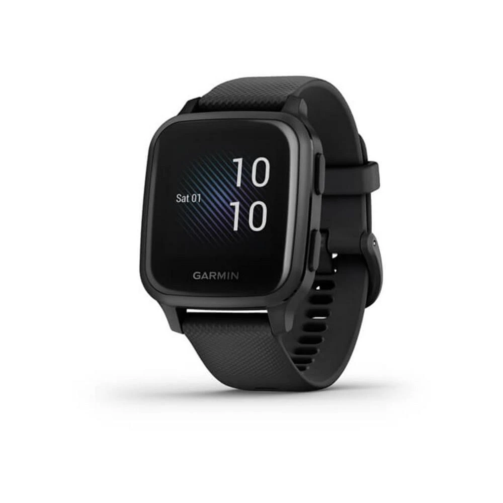 商品Garmin|Unisex Venu Sq Music Black Silicone Band Smart Watch 40mm,价格¥1861,第1张图片