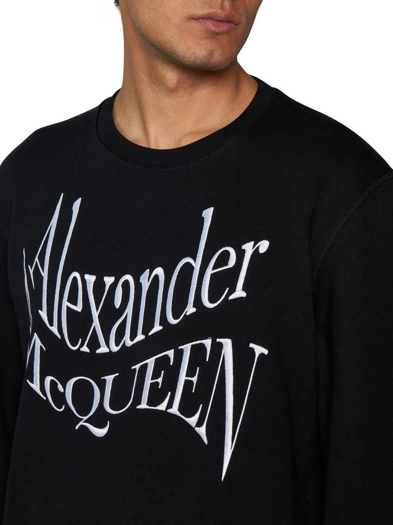 商品Alexander McQueen|Alexander McQueen Warped Logo Sweatshirt,价格¥3100,第5张图片详细描述