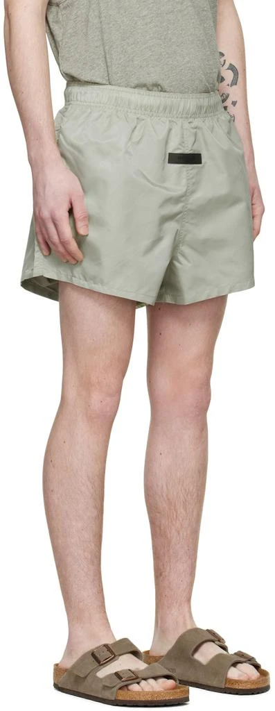 商品Essentials|Green Nylon Shorts,价格¥224,第2张图片详细描述