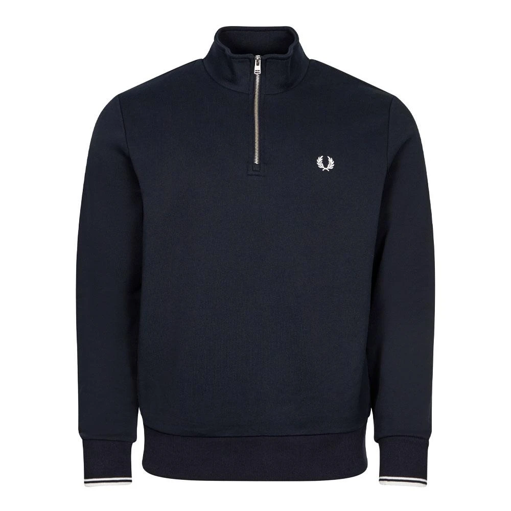 商品Fred Perry|Fred Perry Half Zip Sweat - Navy,价格¥756,第1张图片