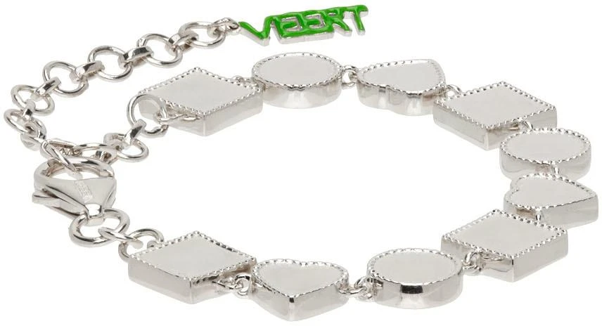 商品VEERT|White Gold 'The Shape' Bracelet,价格¥1616,第5张图片详细描述