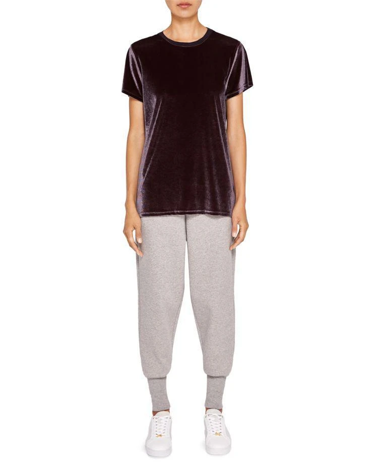 商品Ted Baker London|Ted Says Relax Hilby Velvet-Front Tee,价格¥563,第3张图片详细描述