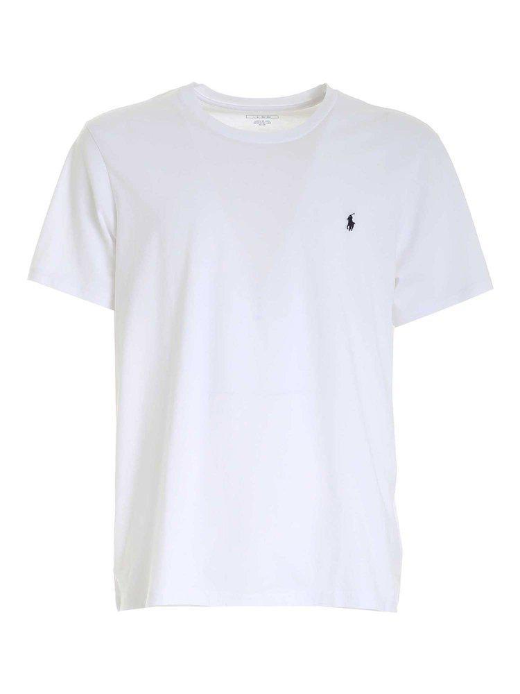 商品Ralph Lauren|Polo Ralph Lauren Logo Embroidered Crewneck T-Shirt,价格¥372,第1张图片