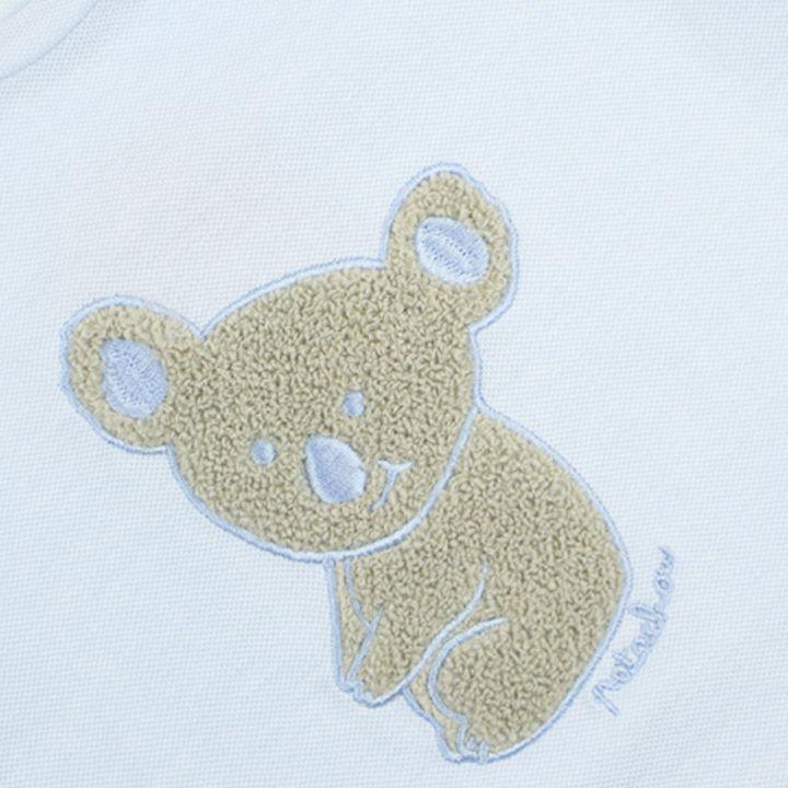 Blue Koala Motif Long Sleeve T Shirt商品第2张图片规格展示