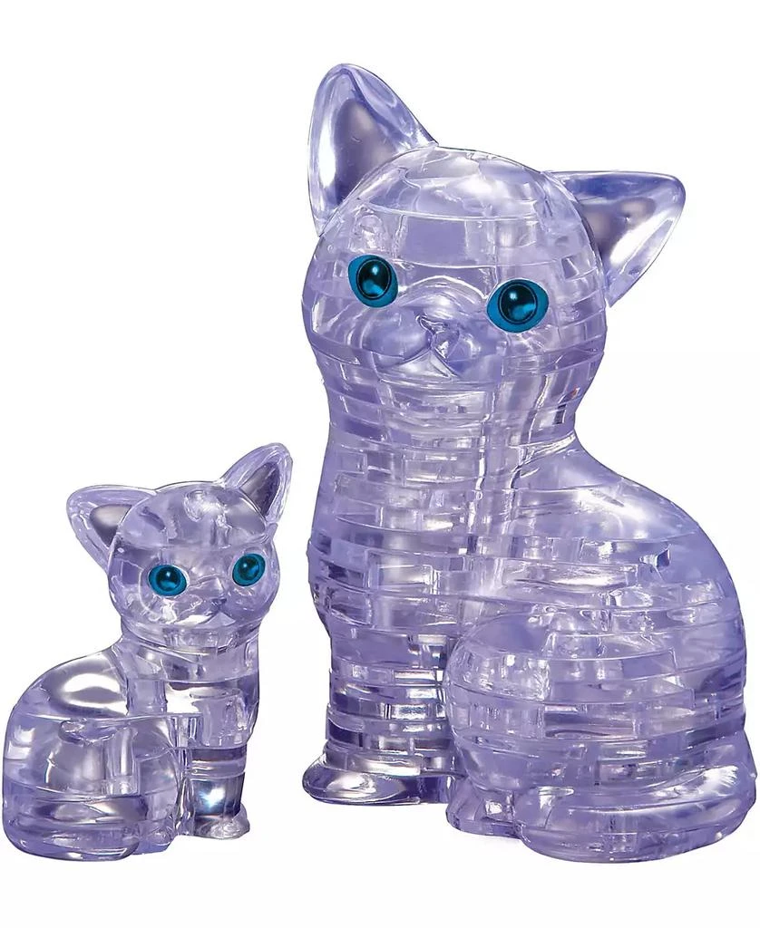 商品BePuzzled|3D Crystal Puzzle - Cat with Kitten,价格¥109,第1张图片