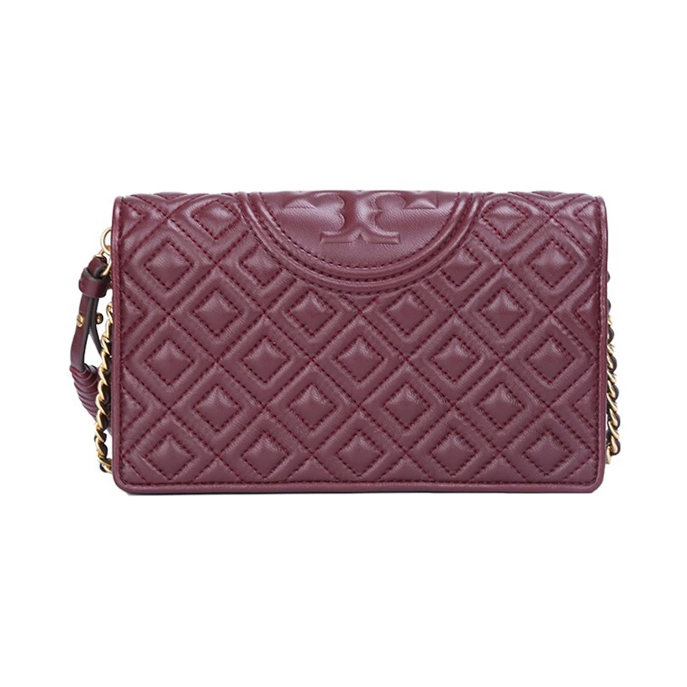 Tory Burch 汤丽柏琦 女士紫红色羊皮单肩斜挎包 50263-639 商品