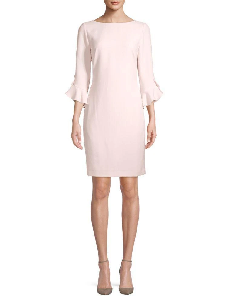 商品Karl Lagerfeld Paris|Tulip-Sleeve Sheath Dress,价格¥1274,第1张图片