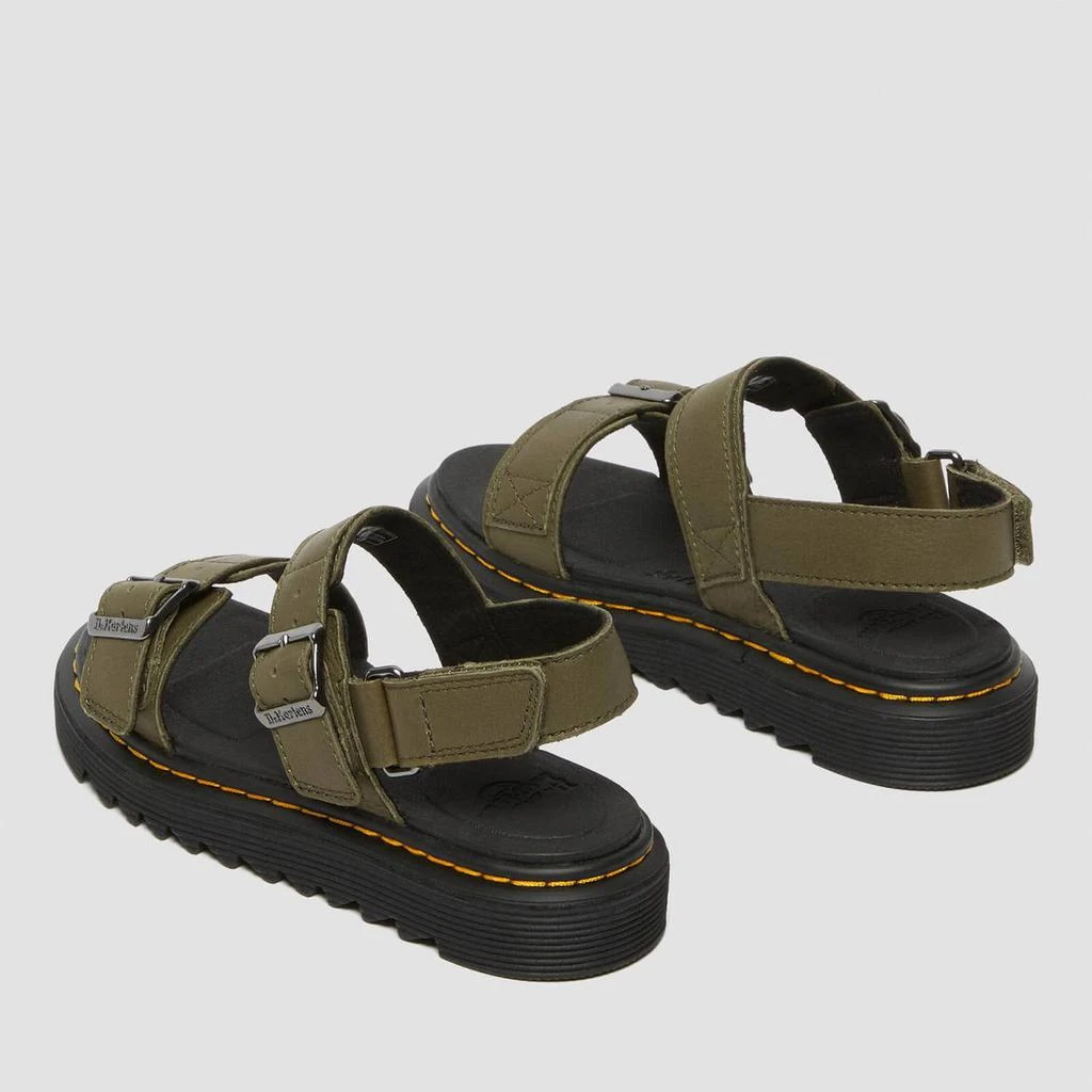 商品Dr. Martens|DR. MARTENS KIDS' KYLE SANDALS - OLIVE STELLAR,价格¥257,第4张图片详细描述