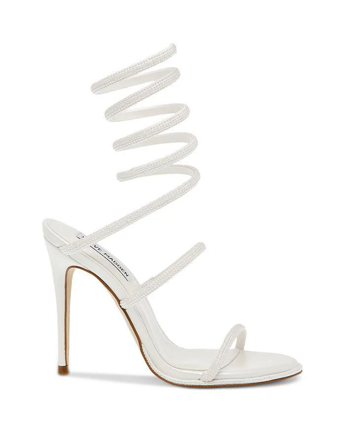商品Steve Madden|Women's Exotica Embellished High Heel Wrap Sandals,价格¥529,第2张图片详细描述