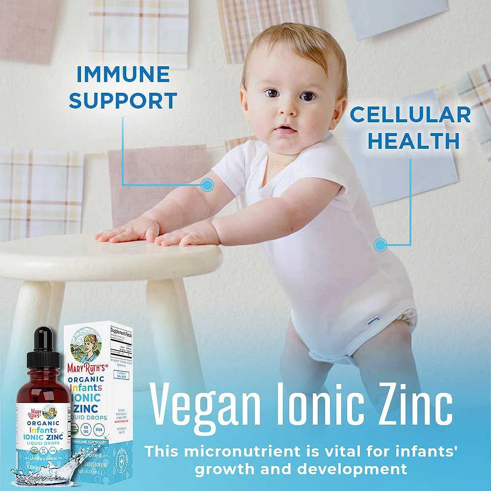 商品MaryRuth Organics|Infant Zinc Liquid, Unflavored, 2oz,价格¥142,第2张图片详细描述