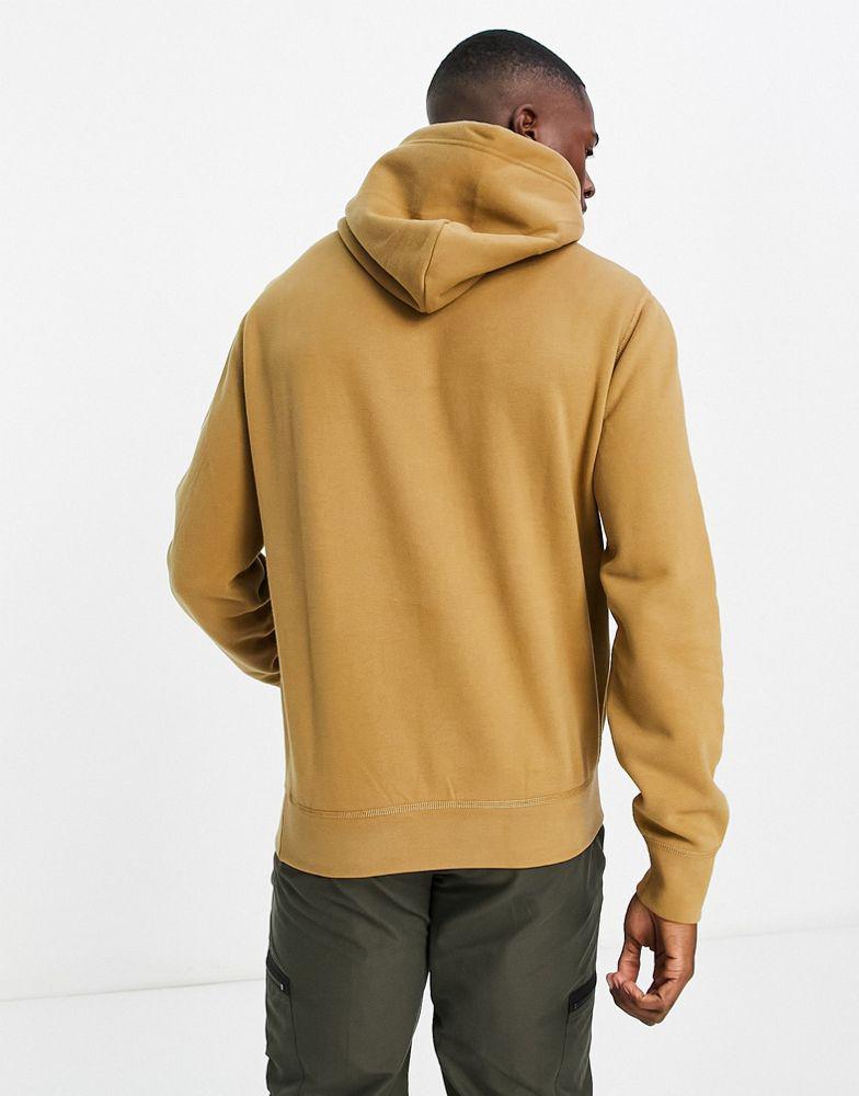 商品Ralph Lauren|Polo Ralph Lauren icon logo fleece hoodie in tan,价格¥1410,第5张图片详细描述
