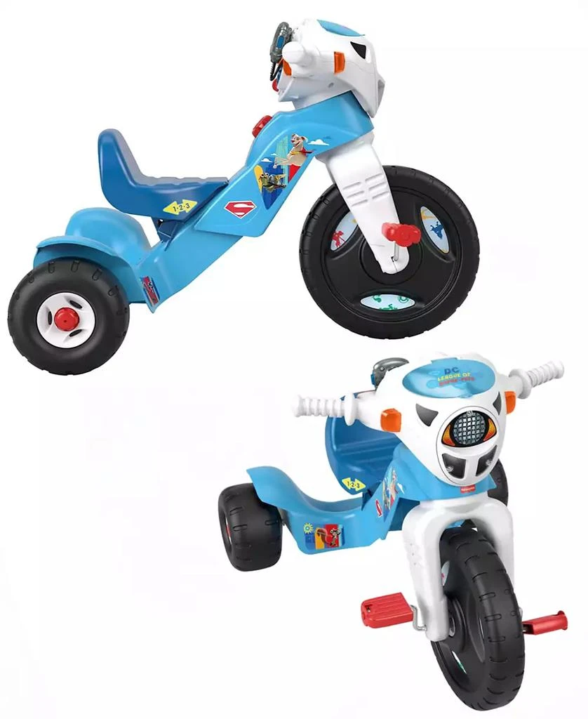 商品Fisher Price|Power Wheels DC League Ride-On 3 Wheeler Trike Bike for Toddlers,价格¥445,第2张图片详细描述