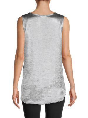 商品DKNY|Sleeveless Split Neck Top,价格¥150,第4张图片详细描述