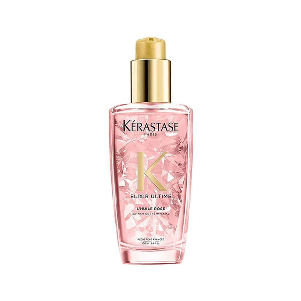 商品Kérastase|Kérastase卡诗 菁纯亮泽玫瑰香氛护发精油 100ml 留香烫染修护干枯,价格¥258,第1张图片