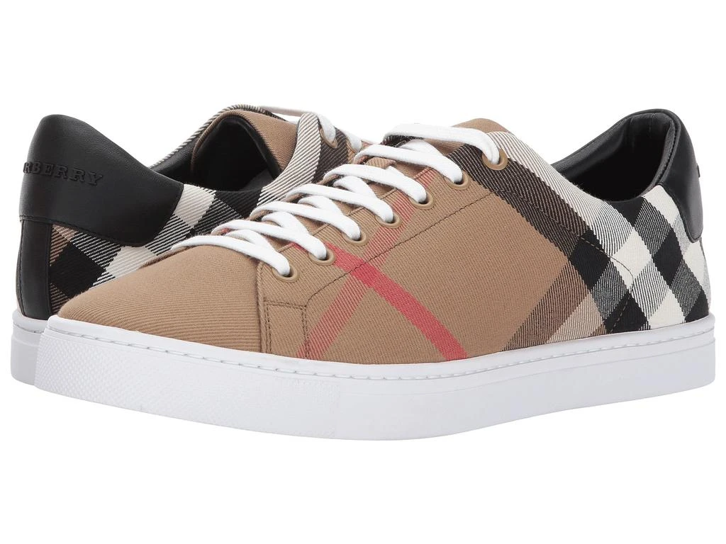 商品Burberry|Albert House Check Low Top,价格¥1297,第1张图片
