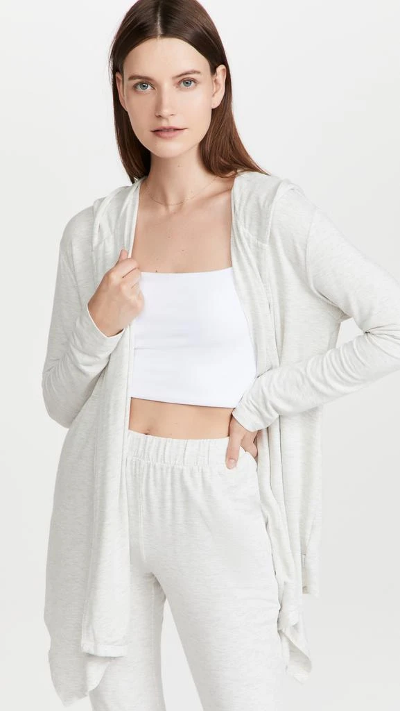 商品Calvin Klein|Calvin Klein Underwear 纯罗纹系扣连帽上衣,价格¥165,第5张图片详细描述