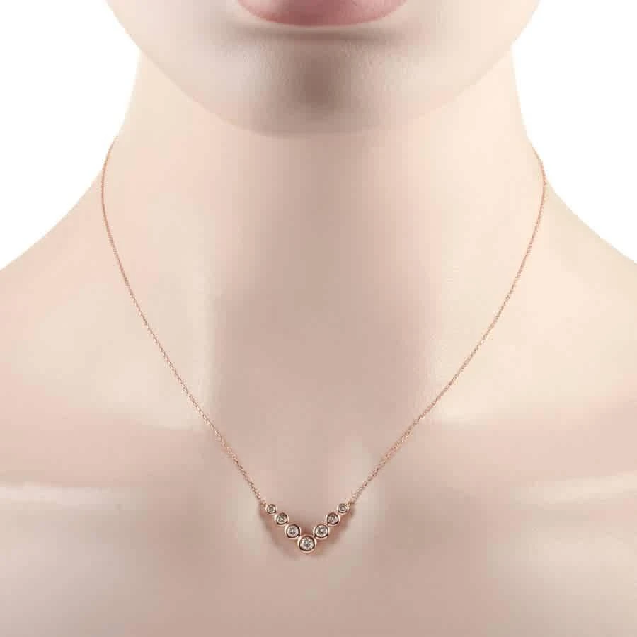 商品LB Exclusive|14K Rose Gold 0.50 ct Diamond Pendant Necklace,价格¥5384,第2张图片详细描述