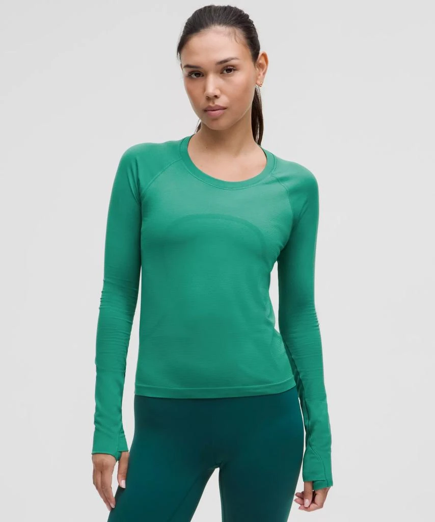 商品Lululemon|Swiftly Tech Long-Sleeve Shirt 2.0 *Waist Length,价格¥337,第1张图片